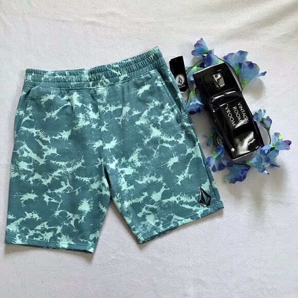 Volcom NWT Tye Dye Sweat Shorts Men XL - Picture 2 of 10